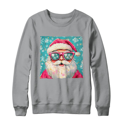 Retro Santa Claus Christmas Funny Sunglasses Xmas Vintage Shirt & Sweatshirt | teecentury