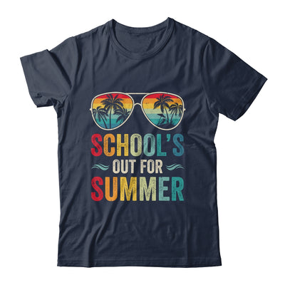 Retro Schools Out For Summer Last Day Of School Teacher Boy Shirt & Tank Top | teecentury