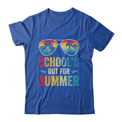 Retro Schools Out For Summer Last Day Of School Teacher Boy Shirt & Tank Top | teecentury