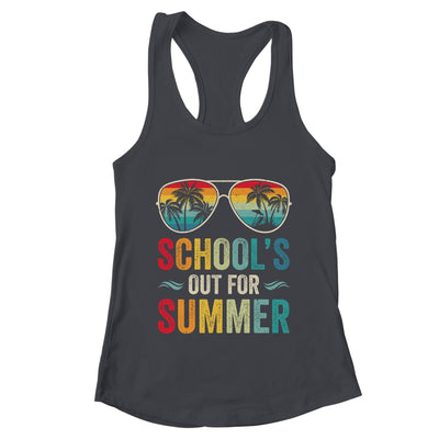 Retro Schools Out For Summer Last Day Of School Teacher Boy Shirt & Tank Top | teecentury