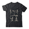 Retro Skeleton Yoga Funny Balance Halloween Costume Shirt & Hoodie | teecentury