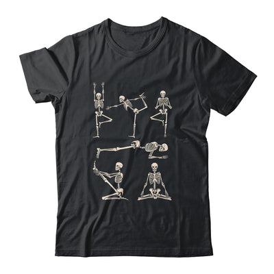 Retro Skeleton Yoga Funny Balance Halloween Costume Shirt & Hoodie | teecentury