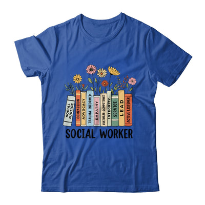 Retro Social Worker Wildflowers Advocate Social Justice Shirt & Hoodie | teecentury