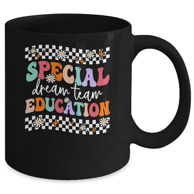 Retro Special Education Squad Groovy Dream Team SPED Teacher Mug | teecentury