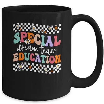 Retro Special Education Squad Groovy Dream Team SPED Teacher Mug | teecentury