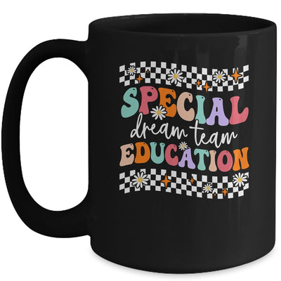 Retro Special Education Squad Groovy Dream Team SPED Teacher Mug | teecentury
