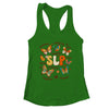 Retro Speech Therapy Butterfly Speech Language Pathologist Shirt & Tank Top | teecentury