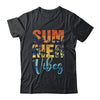 Retro Summer Vibes Beach Surfing Surfboard Surfer Men Women Shirt & Tank Top | teecentury