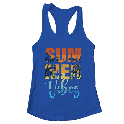 Retro Summer Vibes Beach Surfing Surfboard Surfer Men Women Shirt & Tank Top | teecentury