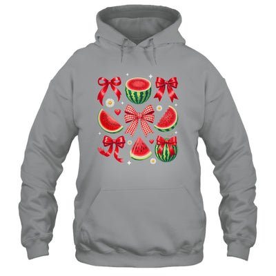Retro Summer Vibes Watermelon Coquette Summer Fruit Melon Shirt & Tank Top | teecentury