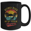 Retro Sunset Retirement Retired 2024 Not My Problem Anymore Mug | teecentury