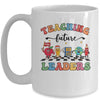Retro Teaching Future Leaders Groovy Teacher Back To School Mug | teecentury