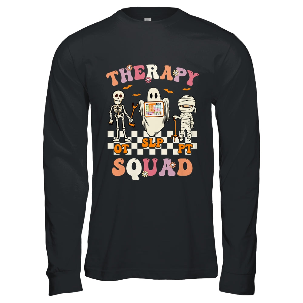 Retro Therapy Squad SLP OT PT Team Halloween Speech Physical Shirt & Hoodie | teecentury