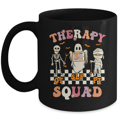 Retro Therapy Squad SLP OT PT Team Halloween Speech Physical Mug | teecentury