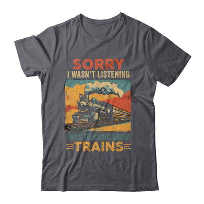 Retro Train Lover Model Railroad Conductor Funny Train Shirt & Hoodie | teecentury