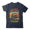Retro Train Lover Model Railroad Conductor Funny Train Shirt & Hoodie | teecentury