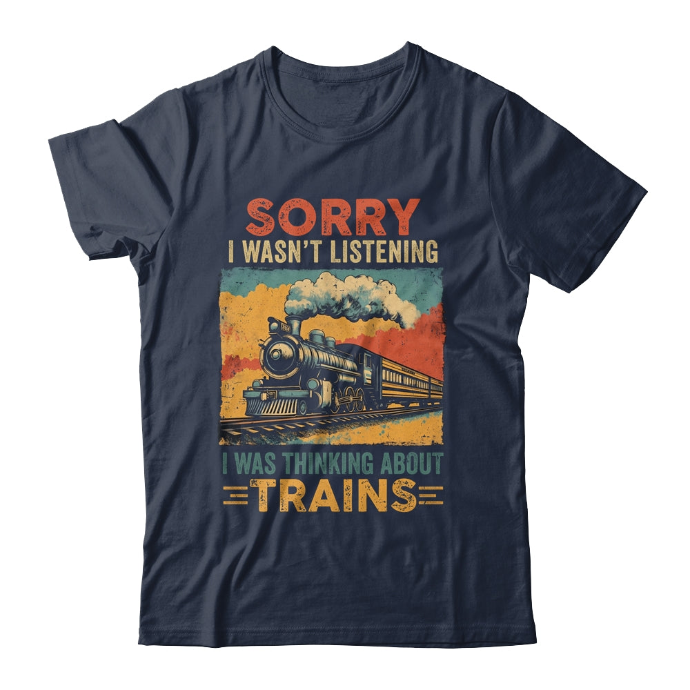 Retro Train Lover Model Railroad Conductor Funny Train Shirt & Hoodie | teecentury