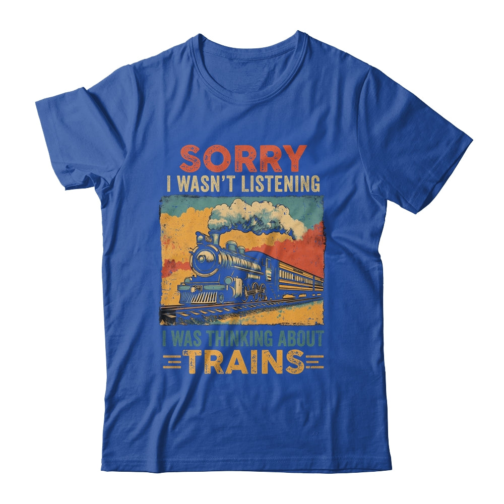 Retro Train Lover Model Railroad Conductor Funny Train Shirt & Hoodie | teecentury