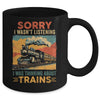 Retro Train Lover Model Railroad Conductor Funny Train Mug | teecentury