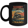 Retro Train Lover Model Railroad Conductor Funny Train Mug | teecentury