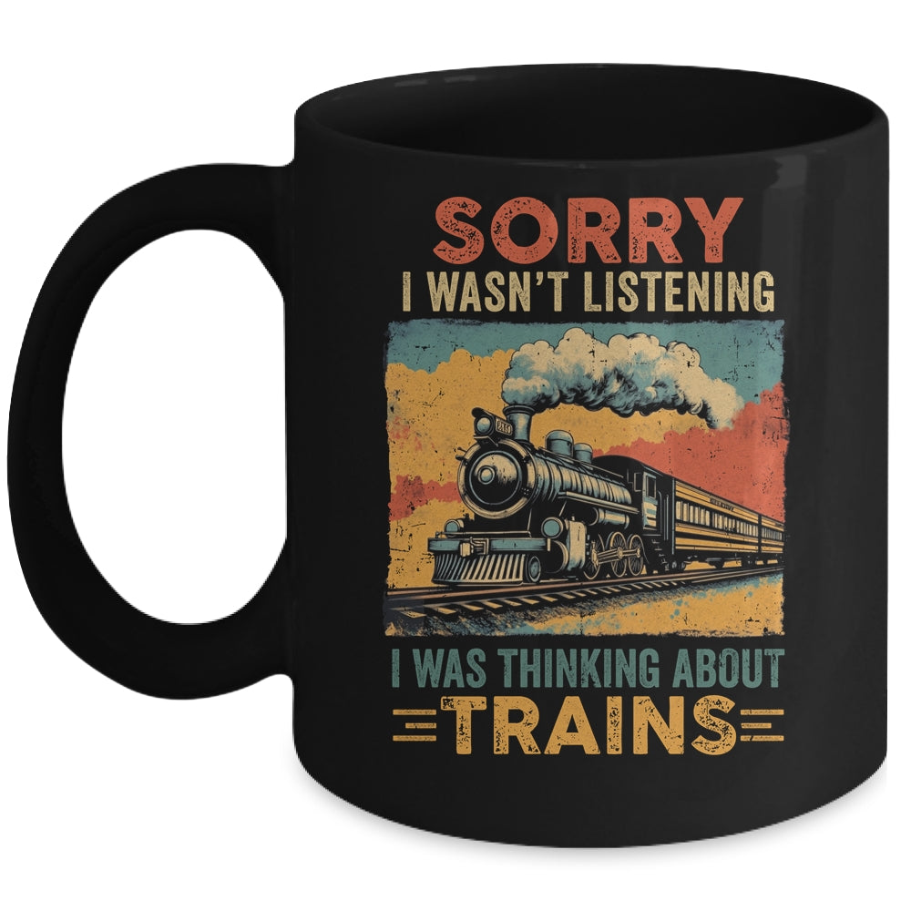 Retro Train Lover Model Railroad Conductor Funny Train Mug | teecentury