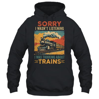 Retro Train Lover Model Railroad Conductor Funny Train Shirt & Hoodie | teecentury