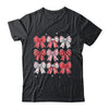 Retro Valentine's Day Heart Coquette Bow Women Kids Girl Shirt & Tank Top | teecentury
