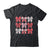 Retro Valentine's Day Heart Coquette Bow Women Kids Girl Shirt & Tank Top | teecentury