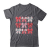 Retro Valentine's Day Heart Coquette Bow Women Kids Girl Shirt & Tank Top | teecentury