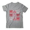 Retro Valentine's Day Heart Coquette Bow Women Kids Girl Shirt & Tank Top | teecentury