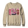 Retro Valentines Day Town Western Highland Cow Women Girls Shirt & Sweatshirt | teecentury