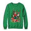 Retro Vintage Christmas 1950 1960 Girl Reindeer Xmas Tree Shirt & Sweatshirt | teecentury