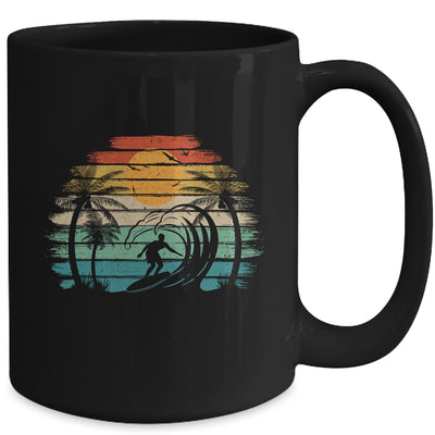 Retro Vintage Surfboard Surfing Surfboarder Wave Surfer Mug | teecentury