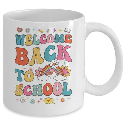 Retro Welcome Back To School Teacher Appreciation Boys Girls Mug | teecentury