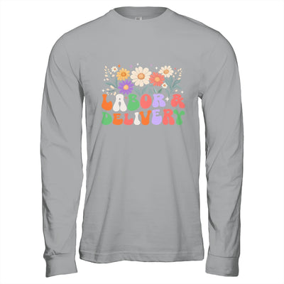 Retro Wildflowers Labor And Delivery Nurse Back To School Shirt & Hoodie | teecentury