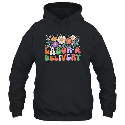 Retro Wildflowers Labor And Delivery Nurse Back To School Shirt & Hoodie | teecentury