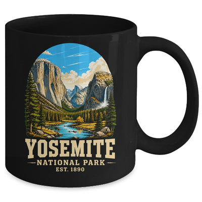 Retro Yosemite National Park USA Vintage Hiking California Mug | teecentury