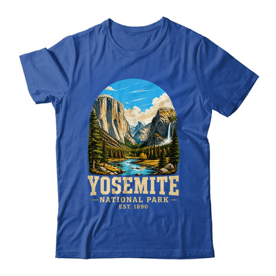 Retro Yosemite National Park USA Vintage Hiking California Shirt & Tank Top | teecentury