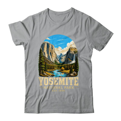 Retro Yosemite National Park USA Vintage Hiking California Shirt & Tank Top | teecentury