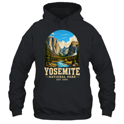 Retro Yosemite National Park USA Vintage Hiking California Shirt & Tank Top | teecentury