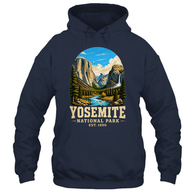 Retro Yosemite National Park USA Vintage Hiking California Shirt & Tank Top | teecentury