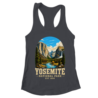 Retro Yosemite National Park USA Vintage Hiking California Shirt & Tank Top | teecentury