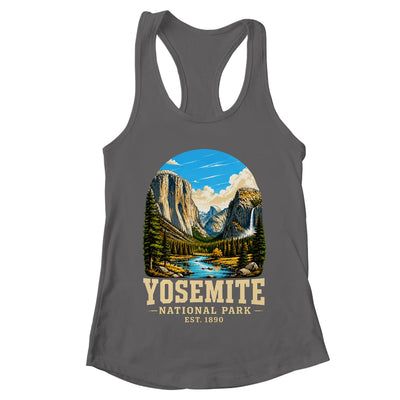 Retro Yosemite National Park USA Vintage Hiking California Shirt & Tank Top | teecentury