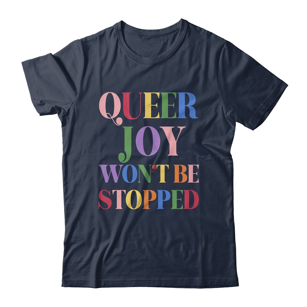 Retro You Cant Ban Queer Joy Floral Lesbian Trans LGBTQ Shirt & Tank Top | teecentury