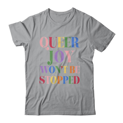 Retro You Cant Ban Queer Joy Floral Lesbian Trans LGBTQ Shirt & Tank Top | teecentury