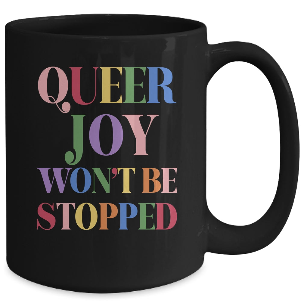 Retro You Cant Ban Queer Joy Floral Lesbian Trans LGBTQ Mug | teecentury