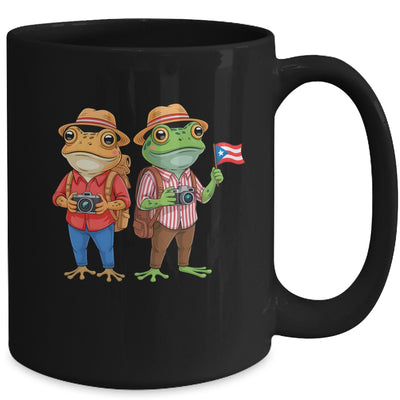 Rican Sapo Concho Coqui Frog Funny Puerto Rico Flag Mug | teecentury