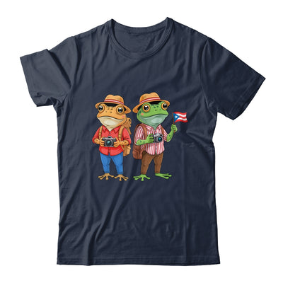Rican Sapo Concho Coqui Frog Funny Puerto Rico Flag Shirt & Tank Top | teecentury