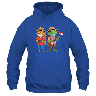 Rican Sapo Concho Coqui Frog Funny Puerto Rico Flag Shirt & Tank Top | teecentury