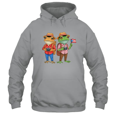 Rican Sapo Concho Coqui Frog Funny Puerto Rico Flag Shirt & Tank Top | teecentury